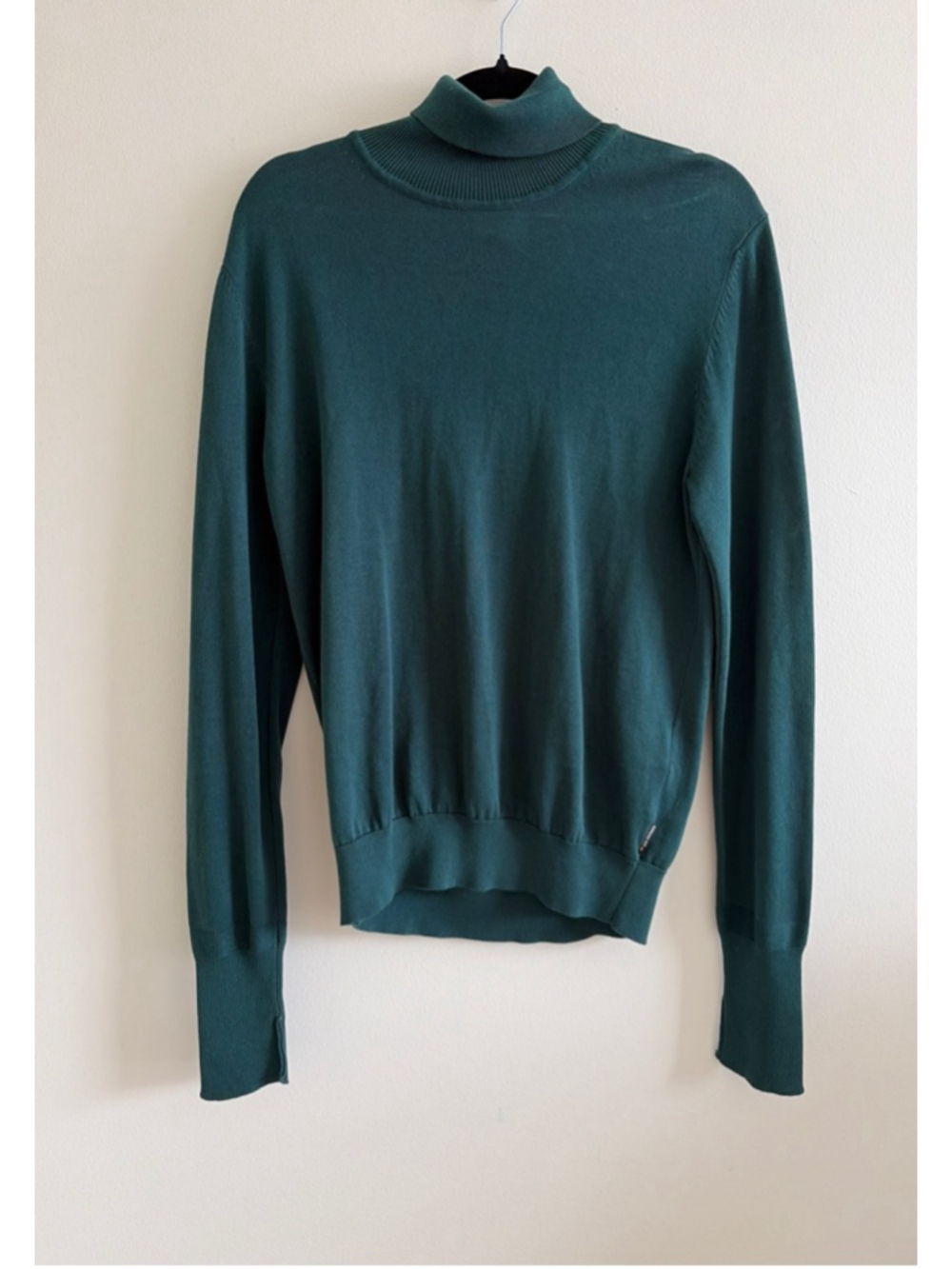 Men's BEN SHERMAN Dark Green Turtleneck Sweater S